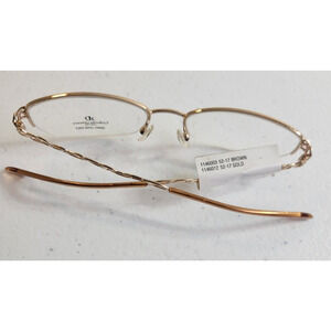 Catherine Deneuve Lunette Rose Gold Tone Frame Women's Eyeglasses Tester